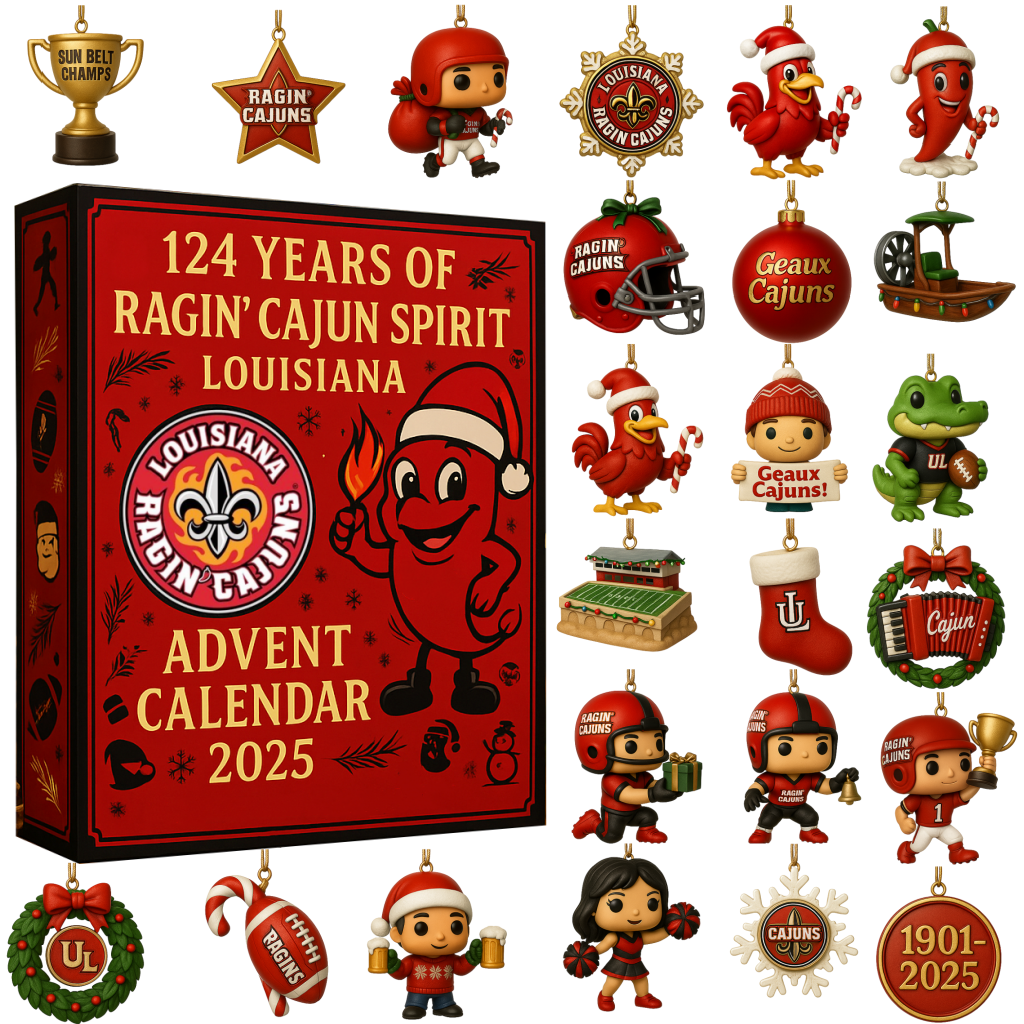 2025 Louisiana Ragin�Cajuns Advent Calendar