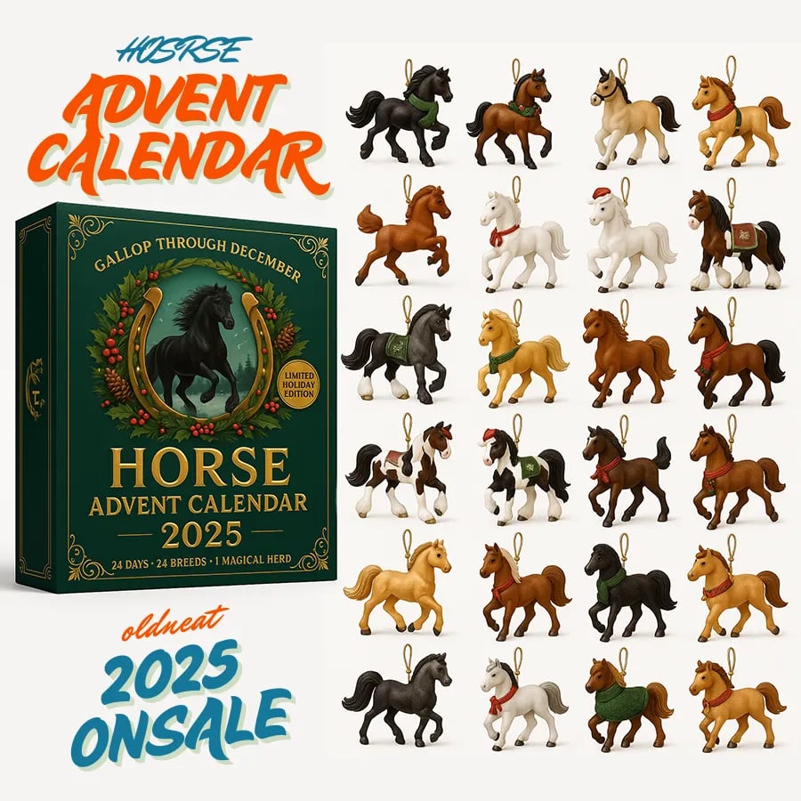 Gallop Through December �Horse Advent Calendar 2025