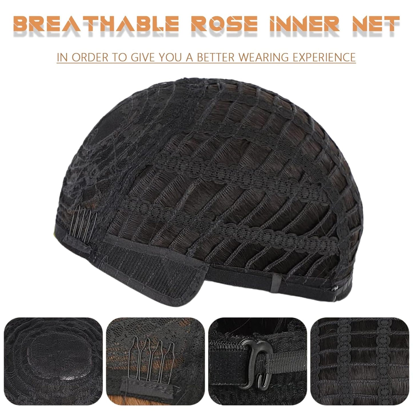 باروكة شعر رمادية قصيرة مع غرة للنساء ذوات البشرة السمراء - نمط قصير مجعد طبيعي مموج منفوش (رمادي) 