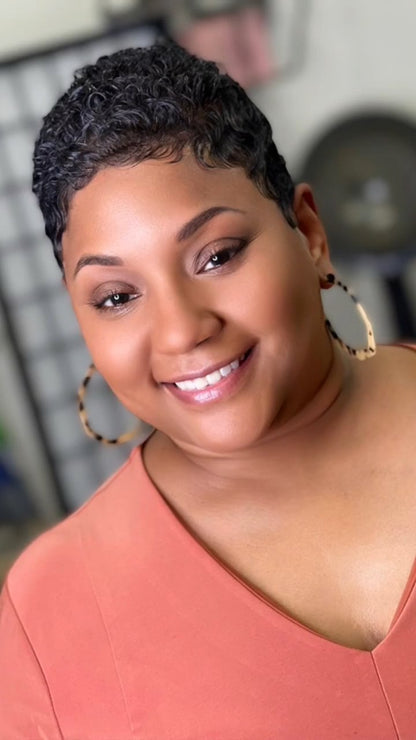 Hot Sale Short Full Wig Curly Wig 