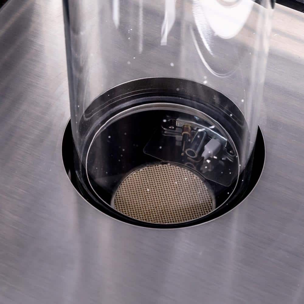 40,000 BTU Hammered Black Propane Outdoor Flame Patio Heater 