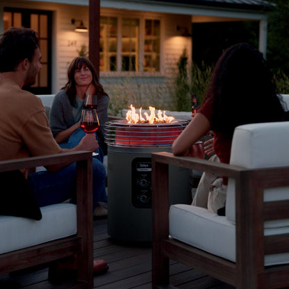 مدفأة البروبان الخارجية Nithtnja™ Fireside360™ وحفرة النار الخالية من الدخان