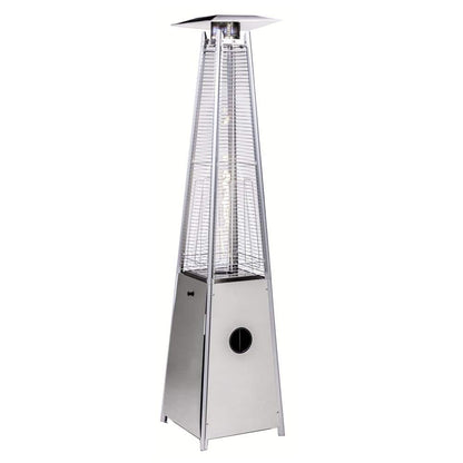 40,000 BTU Hammered Black Propane Outdoor Flame Patio Heater 