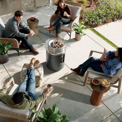 مدفأة البروبان الخارجية Nithtnja™ Fireside360™ وحفرة النار الخالية من الدخان