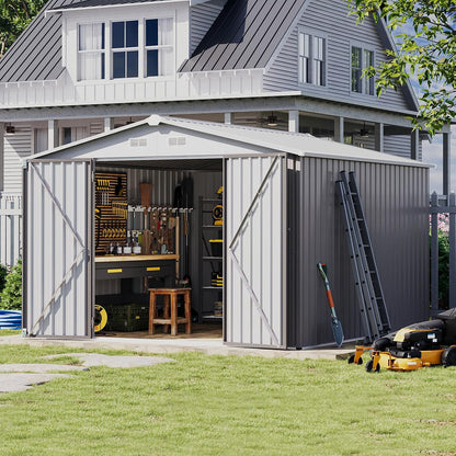 Metal Storage Shed House with Air Vent