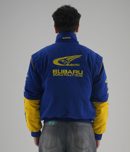 Subaru Rally Vintage Racing Jacket - Blue Edition 