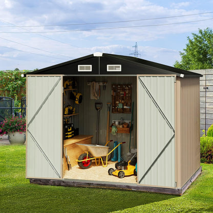 Metal Storage Shed House with Air Vent