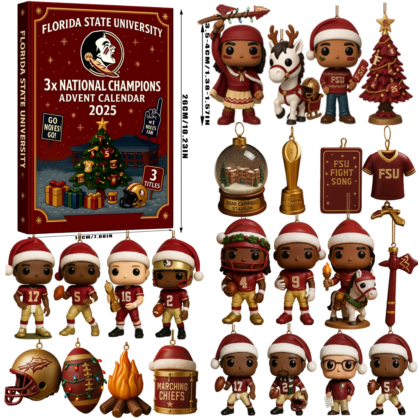 Florida State Seminoles Football 2025 Advent Calendar