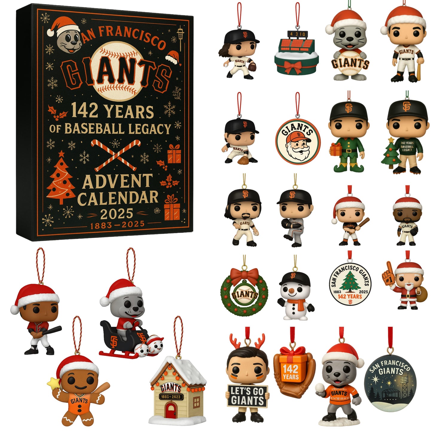 San Francisco Giants 142nd Anniversary Advent Calendar