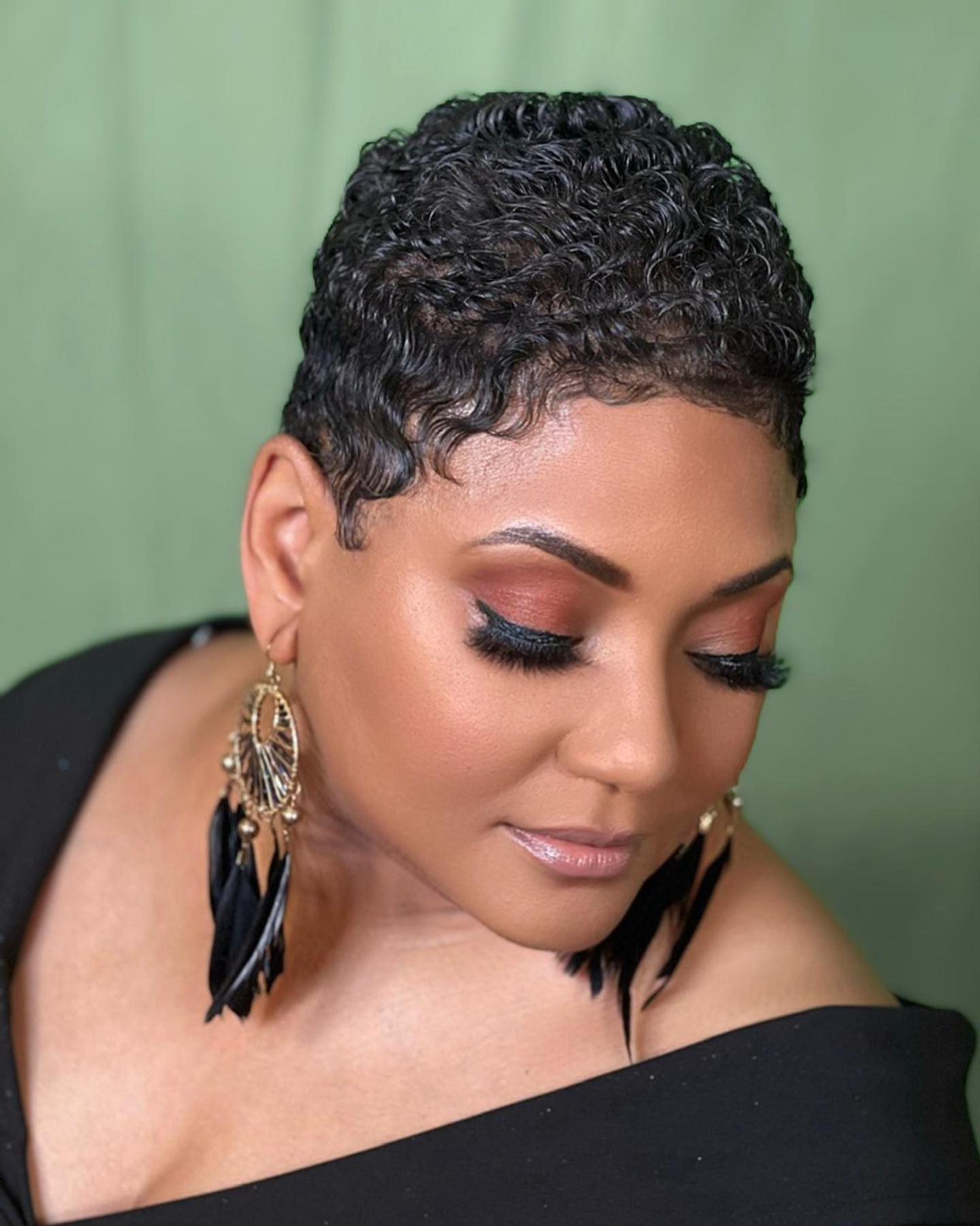 Hot Sale Short Full Wig Curly Wig 