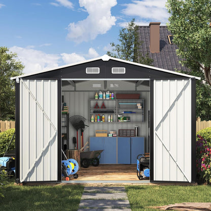 Metal Storage Shed House with Air Vent