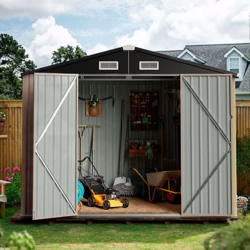 Metal Storage Shed House with Air Vent