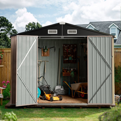 Metal Storage Shed House with Air Vent