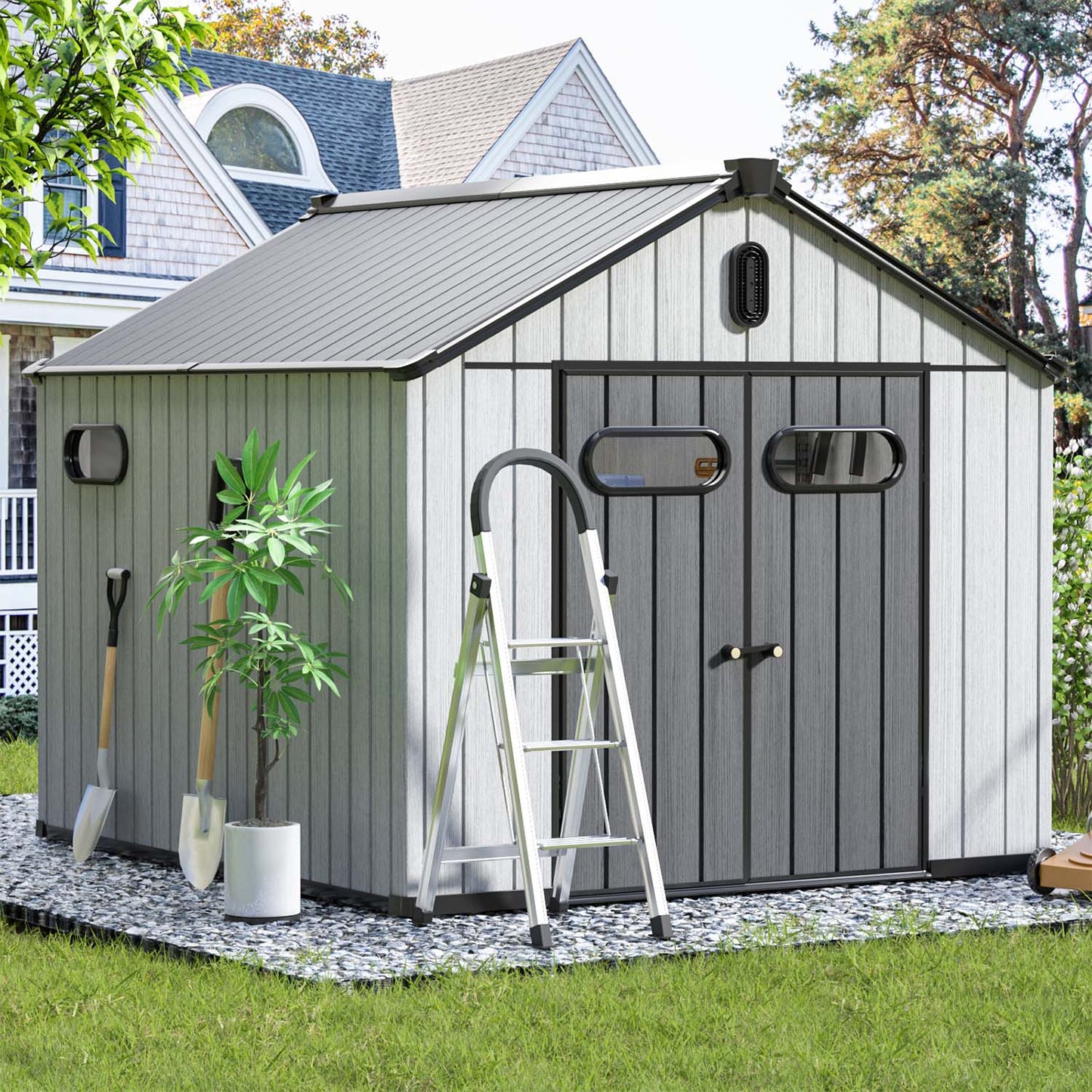 Resin Storage Shed with Floor