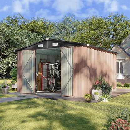 Metal Storage Shed House with Air Vent