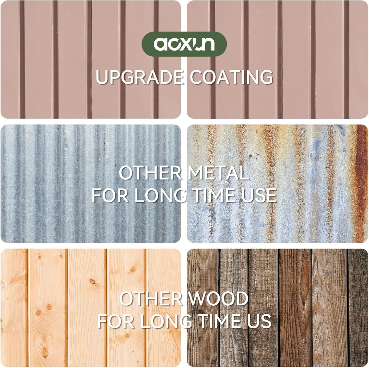 Metal Storage Shed House with Air Vent