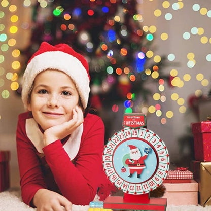 🎅CHRISTMAS HOT SALE🎁-Countdown Christmas Advent Calendar Wheel(BUY 2 FREE SHIPPING)