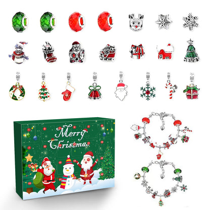 💥Buy 2 Free Shipping💥DIY Christmas Advent Calendar Bracelets Set 🎁