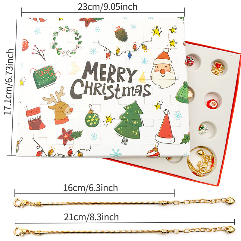 مجموعة أساور تقويم مجيء DIY 🎁 اشترِ 2 مع شحن مجاني 