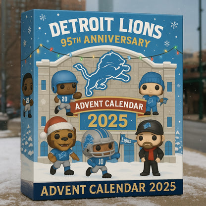Detroit Lions 95th Anniversary 2025 Advent Calendar