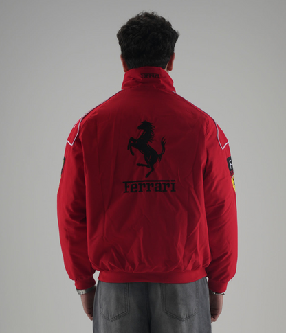 Ferrari F1 Vintage Racing Jacket - Red Edition
