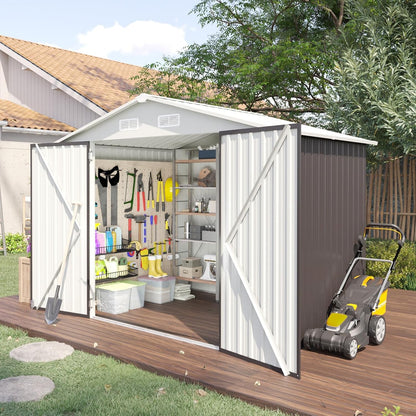 Metal Storage Shed House with Air Vent
