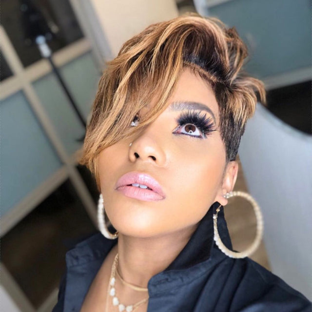 2025 New Fashion Summer Natural Pixie Cut Wig 