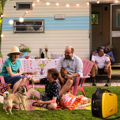 Aceup Energy 4000 Watt Portable Inverter Generator, Gas Powered Generator Quiet for Home, RV-Ready, EPA Compliant