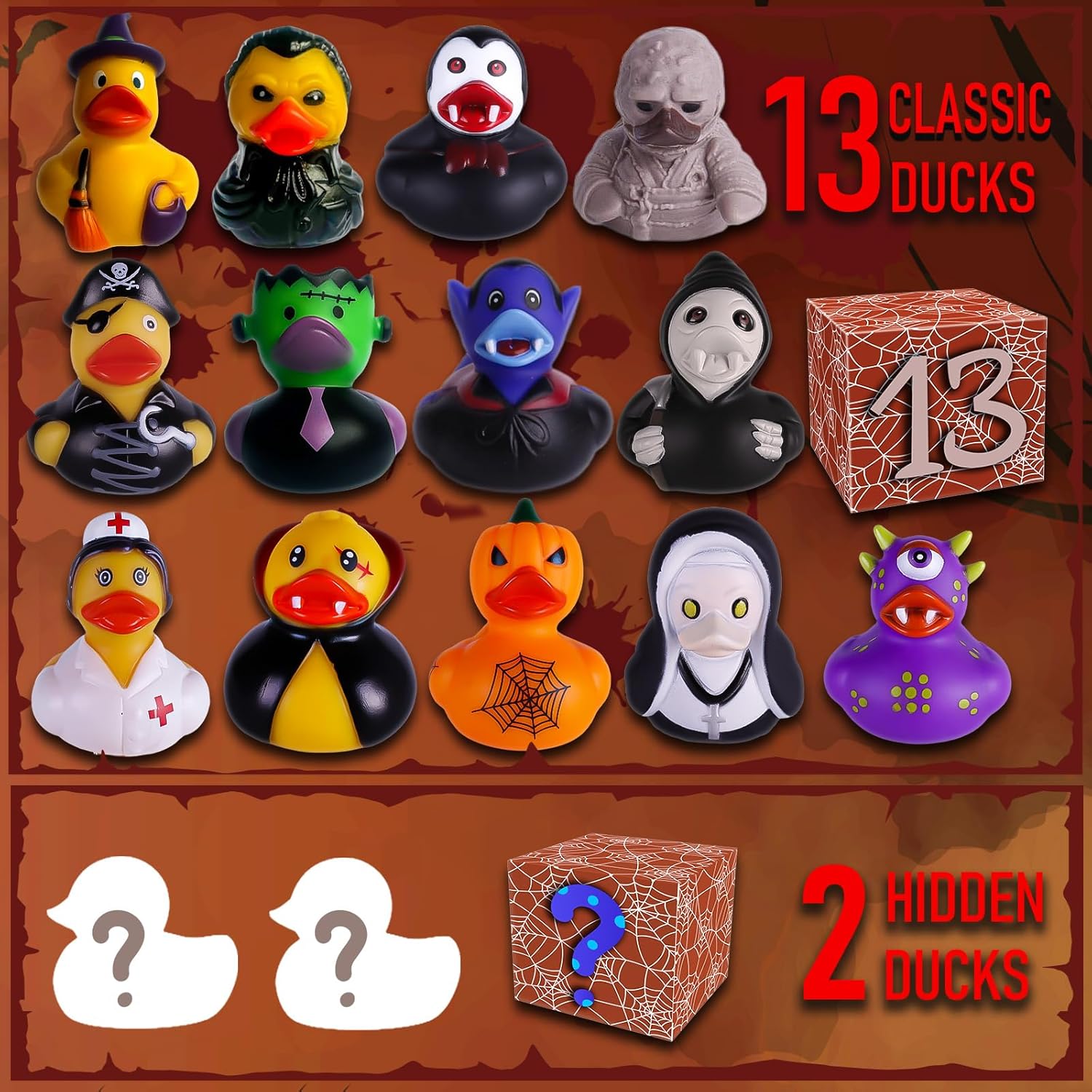 Advent Calendar 2025 - Horror Rubber Duckies