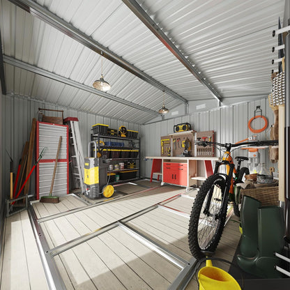 Metal Storage Shed House with Air Vent