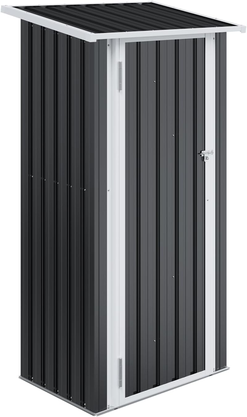 Metal Lean To Storage Shed without Base 