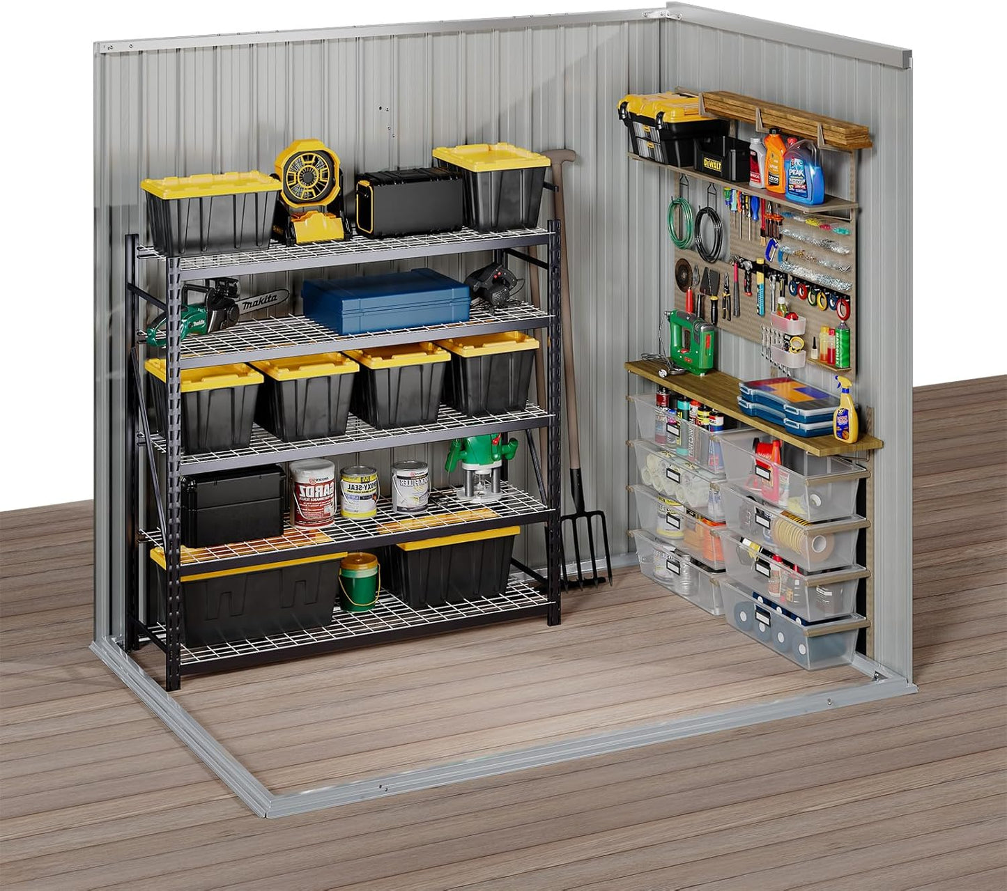 Metal Storage Shed House with Air Vent