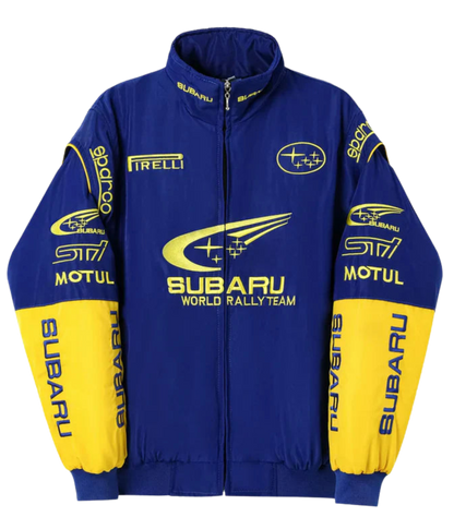 Subaru Rally Vintage Racing Jacket - Blue Edition 