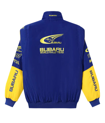 Subaru Rally Vintage Racing Jacket - Blue Edition 