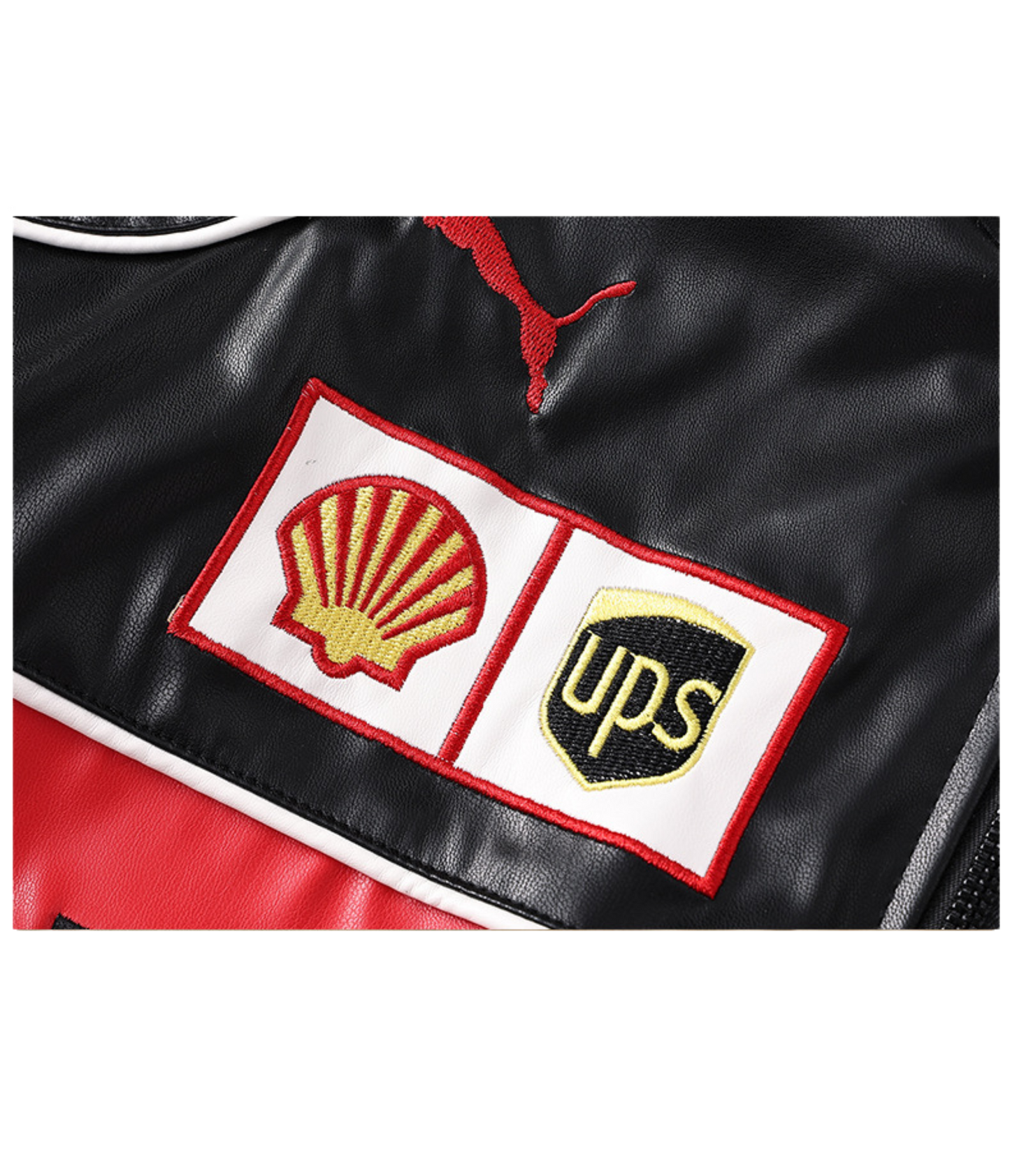 Ferrari F1 Vintage Leather Jacket - Red Edition