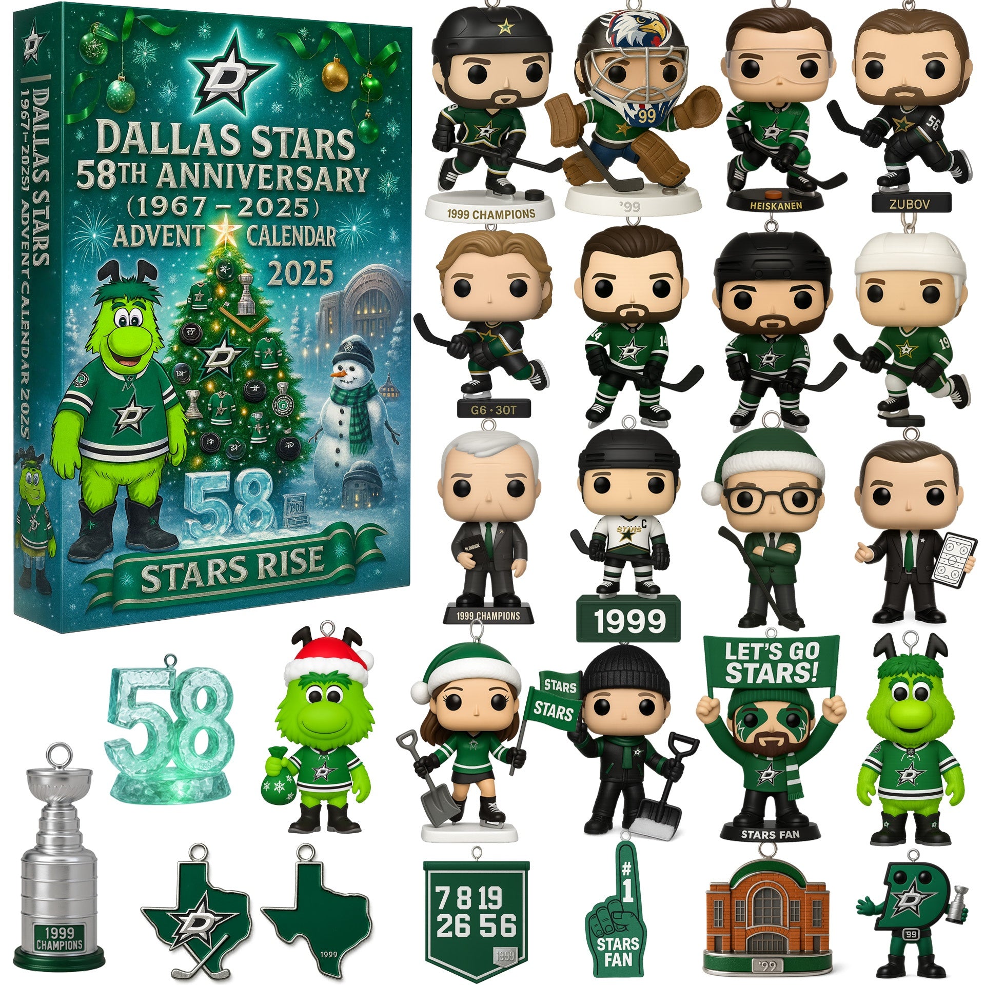 Dallas Stars 58th Anniversary Advent Calendar 2025