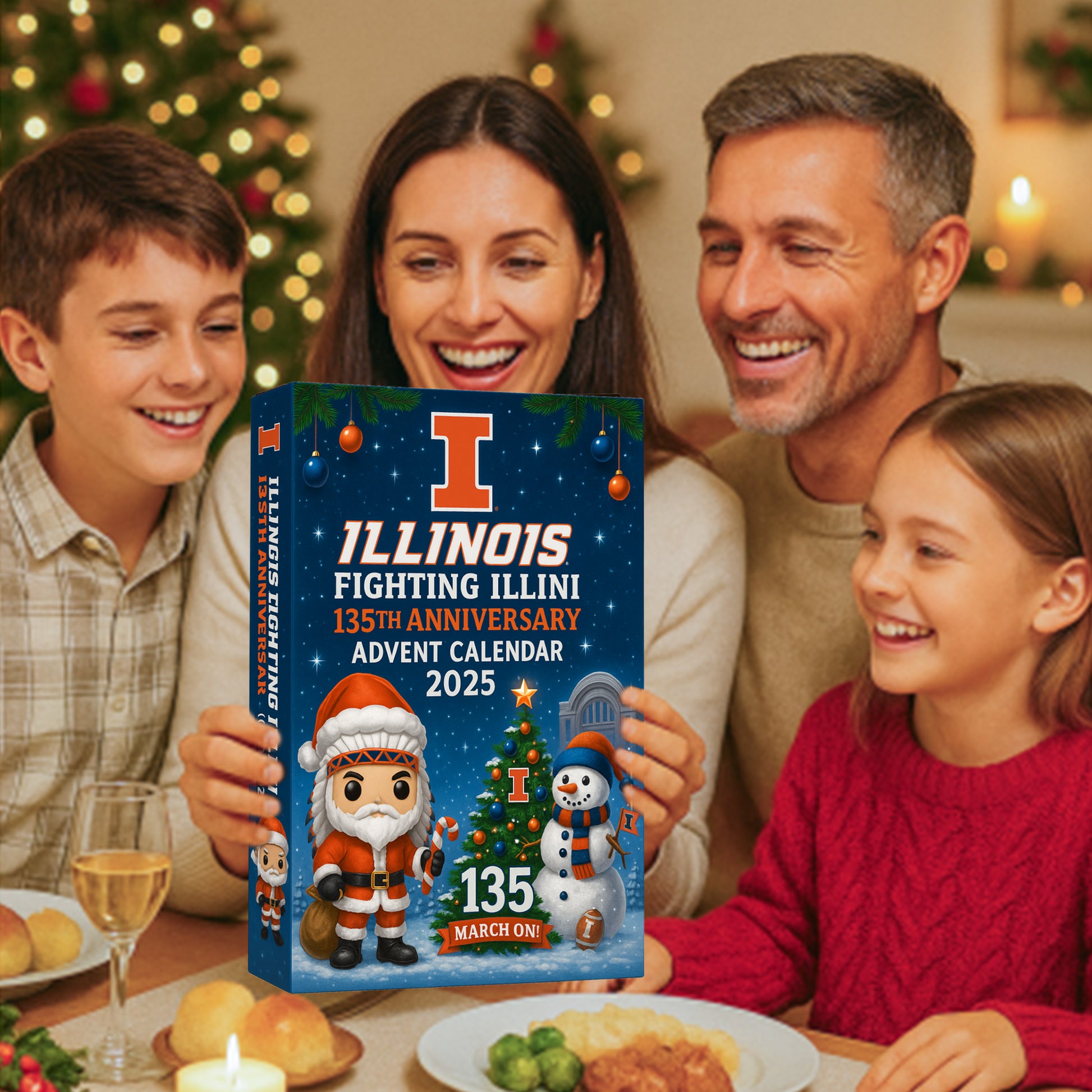 Illinois Fighting Illini 135th Anniversary 2025 Advent Calendar