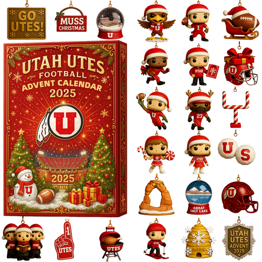 Utah Utes football Advent Calendar 2025