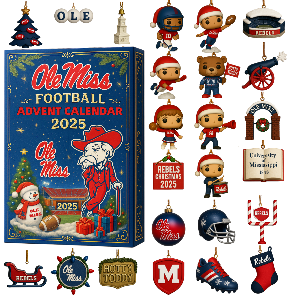 Ole Miss Rebels football Advent Calendar 2025