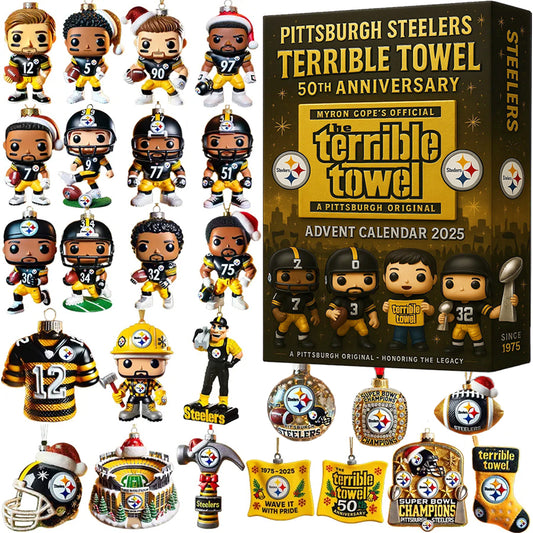The Pittsburgh Steelers Terrible Towel 50th Anniversary Advent Calendar 2025