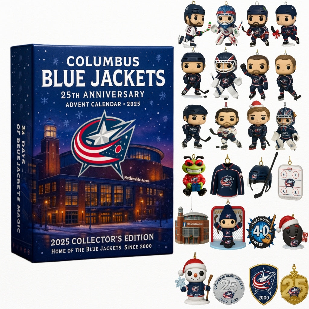 Columbus Blue Jackets 25th Anniversary Advent Calendar 2025
