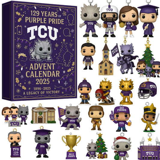 TCU Horned Frogs 129th Anniversary Pop Advent Calendar