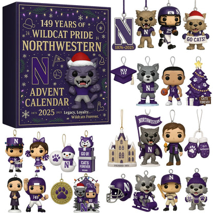 Northwestern Wildcats 149th Anniversary Pop Advent Calendar