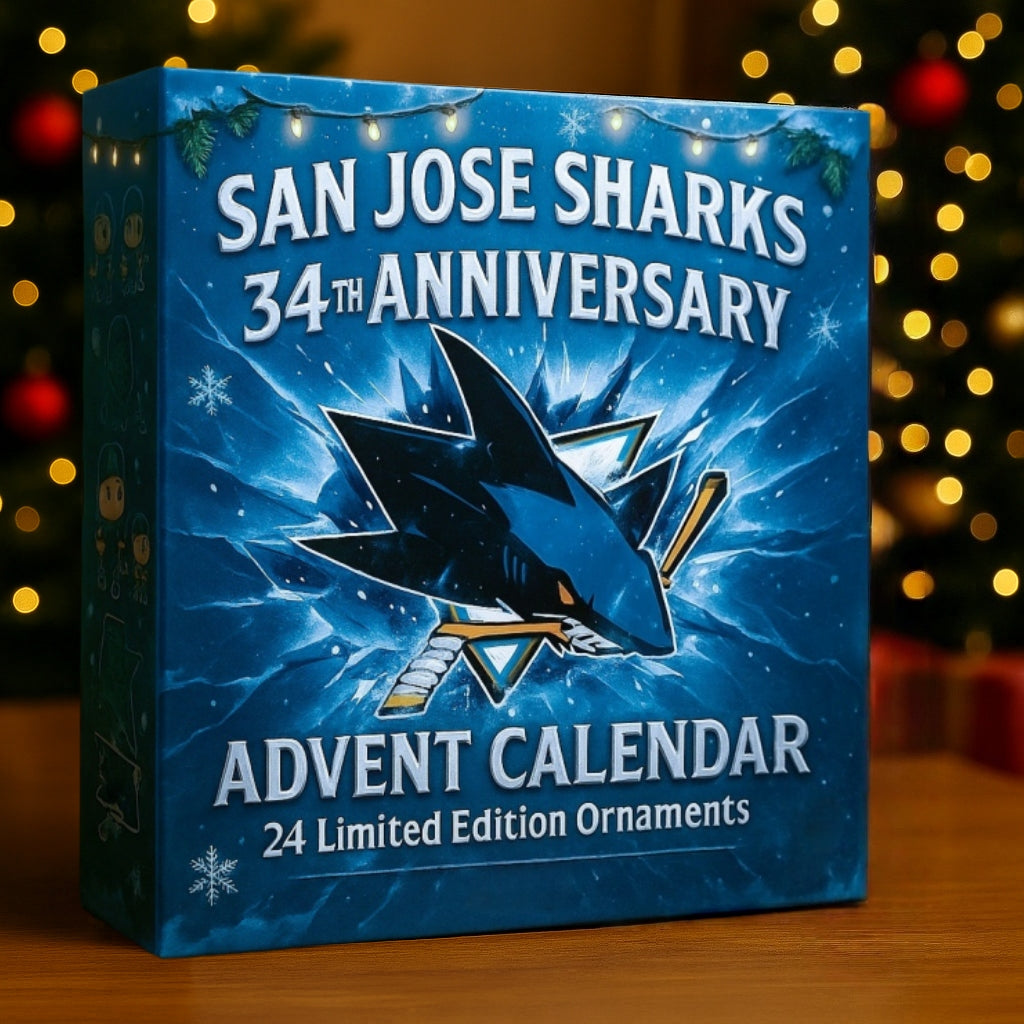 San Jose Sharks 34th Anniversary 2025 Advent Calendar