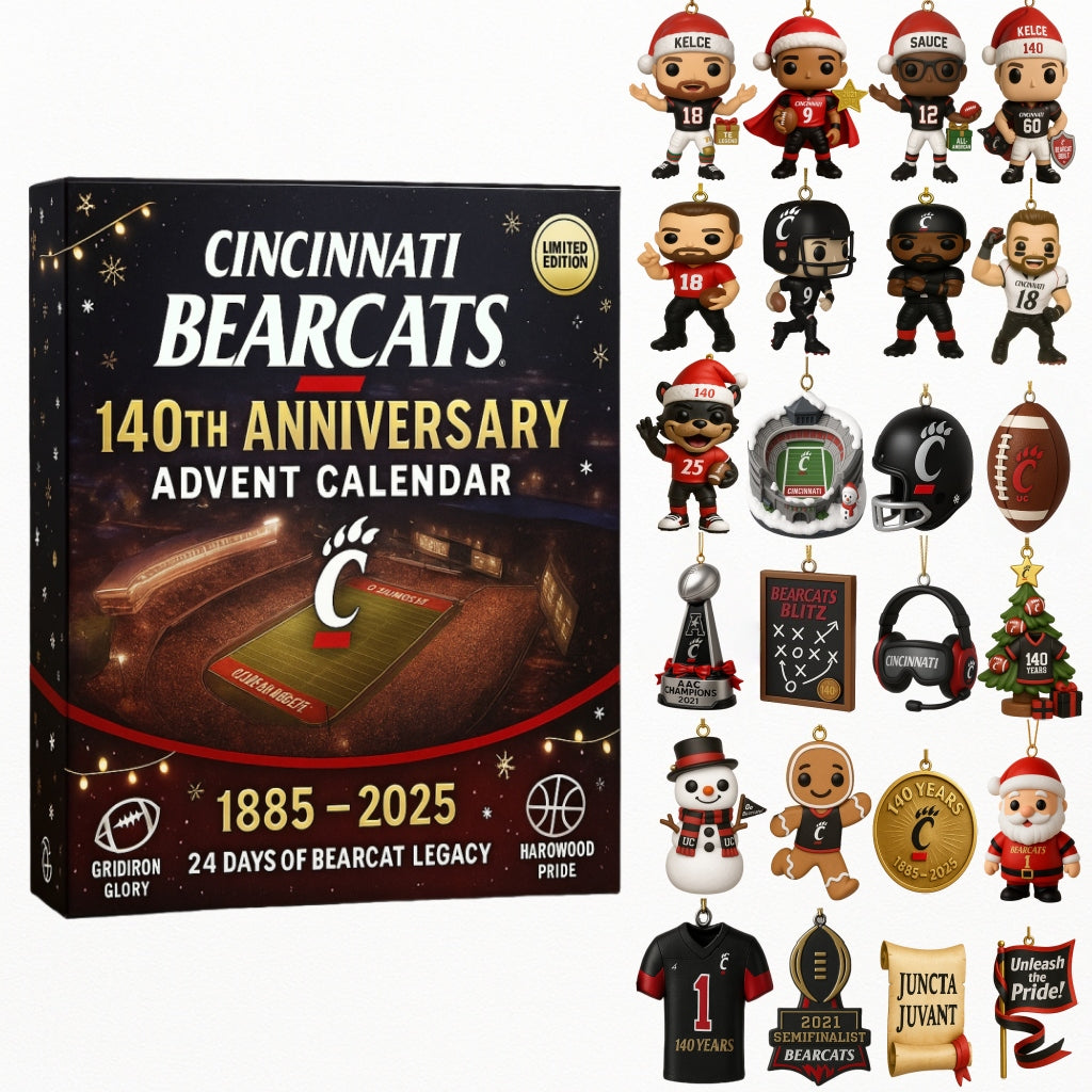 Cincinnati Bearcats 140th Anniversary Advent Calendar 2025