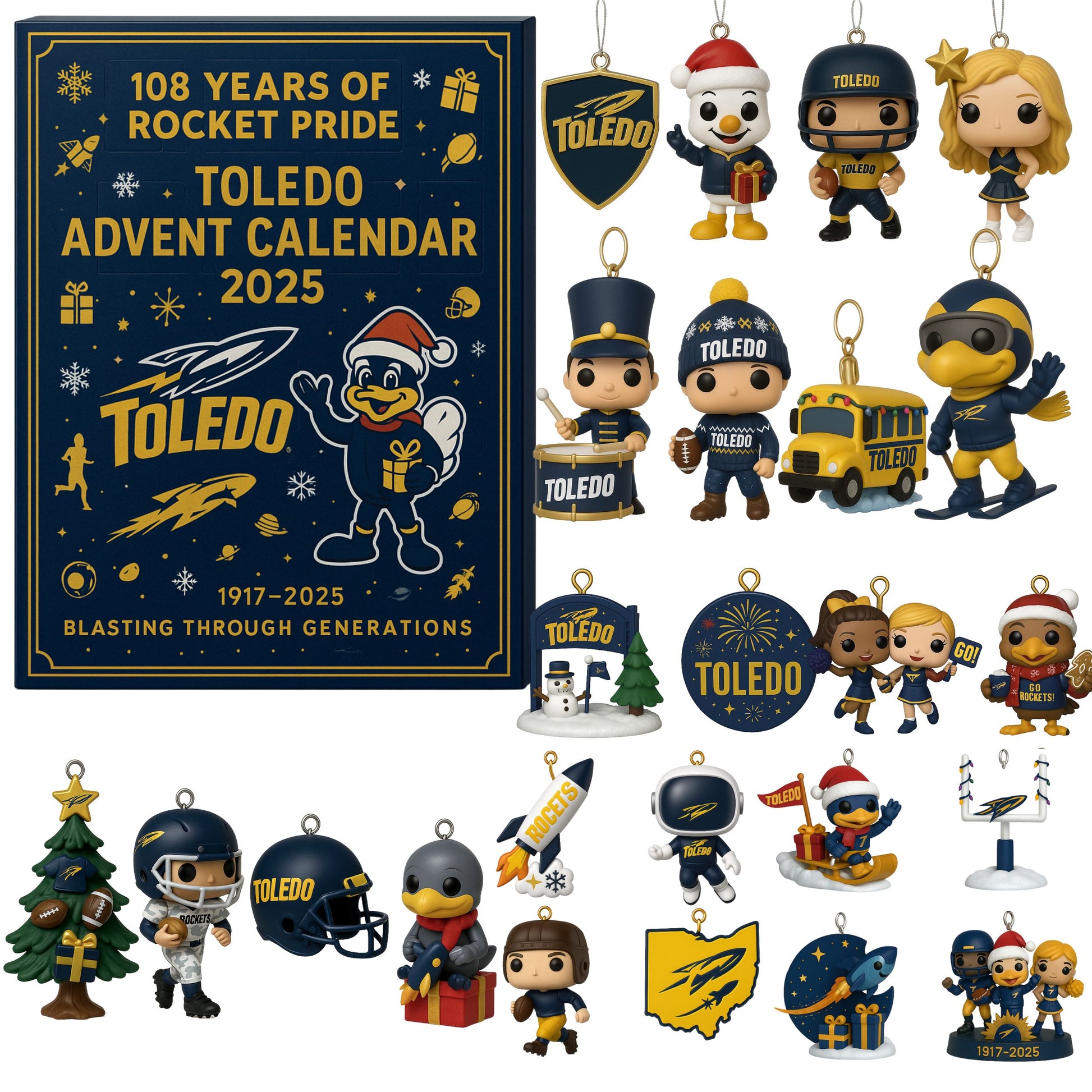 Toledo Rockets 108th Anniversary Advent Calendar