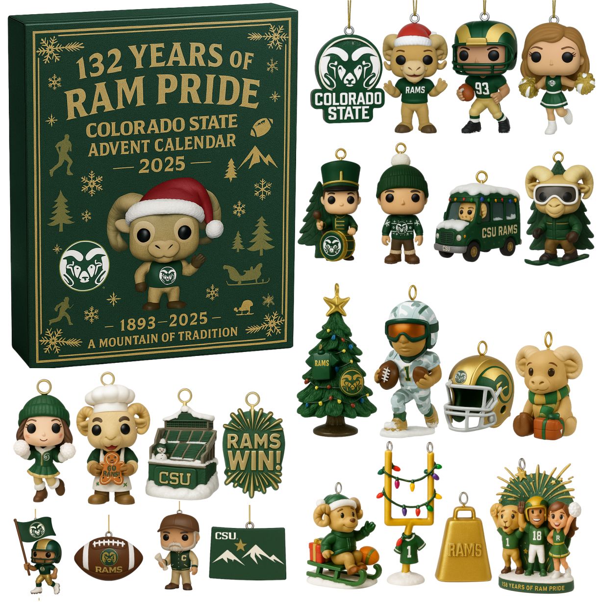 Colorado State Rams 132nd Anniversary Advent Calendar