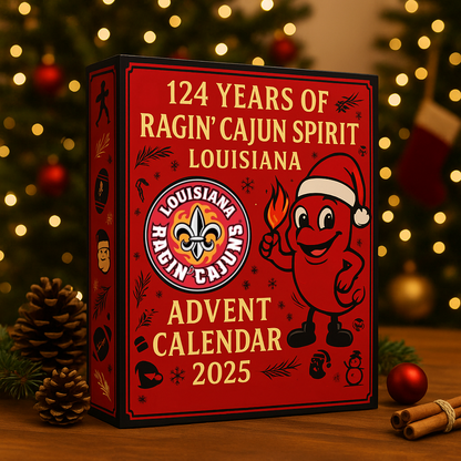 2025 Louisiana Ragin’ Cajuns Advent Calendar