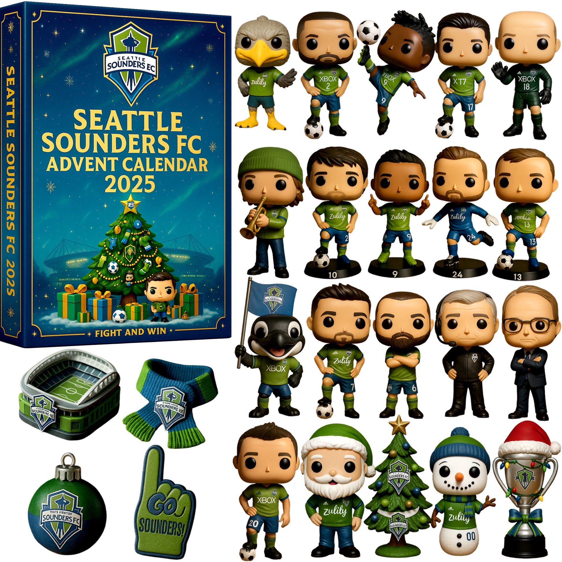 âš?2025 Seattle Sounders FC Advent Calendar