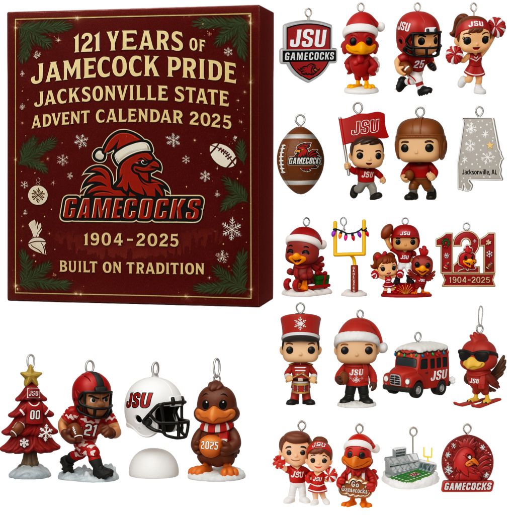 Jacksonville State Gamecocks 121st Anniversary Advent Calendar